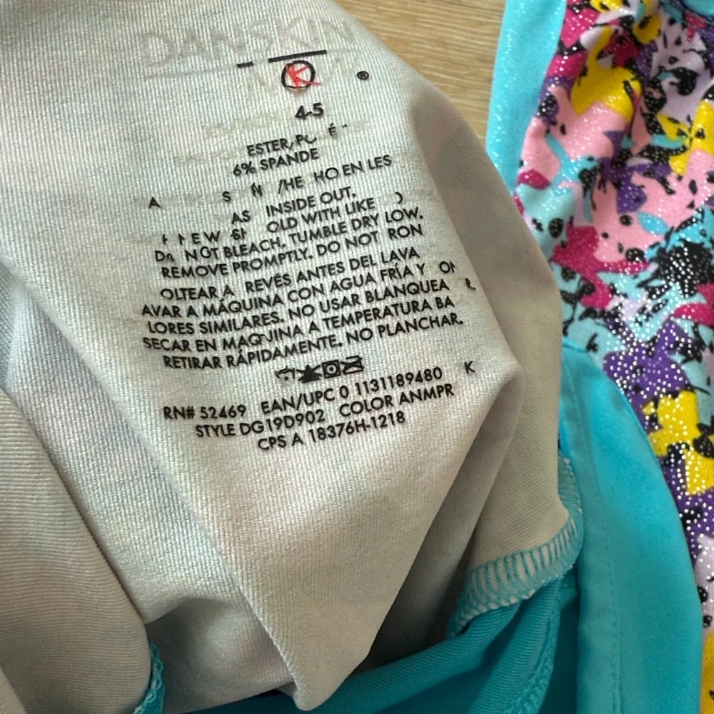 Danskin and Moret Kids Leotards lot of 3! Size 4/5